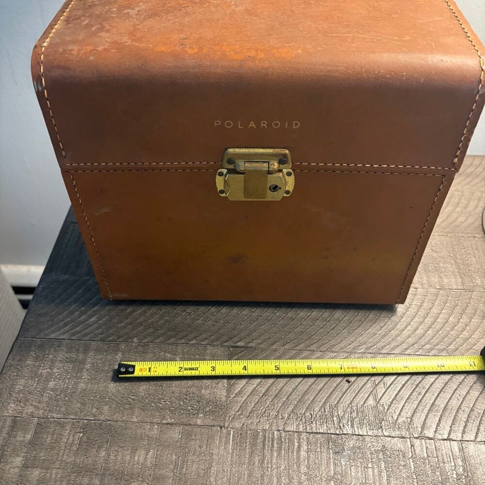 Vintage Polaroid Highlander Land Camera Model 80A Set and Case 1950s - Picture 2 of 12